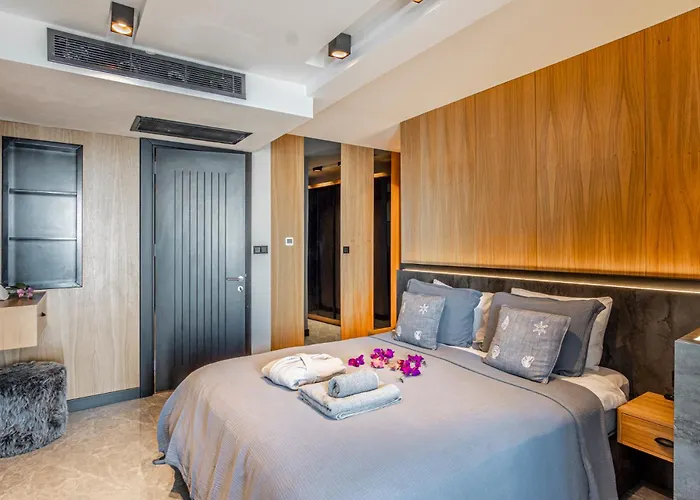 Вилла Cimentepe Deluxe 1 - With Heated Pool & Close To Yalikavak Marina *
